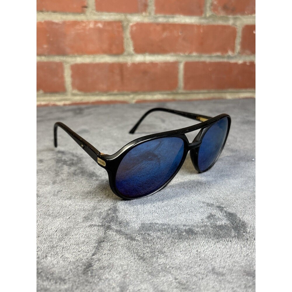 Vintage Revo Blue Mirror H2O 800 001 Grand Venture Aviator Sunglasses Used